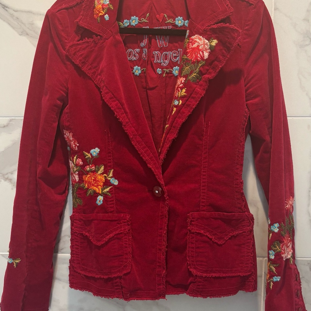 Vintage Johnny Was Corduroy Jacket